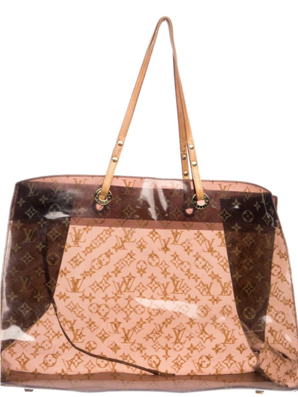 Louis Vuitton Sac Ambre GM Monogram Clear Tote Bag